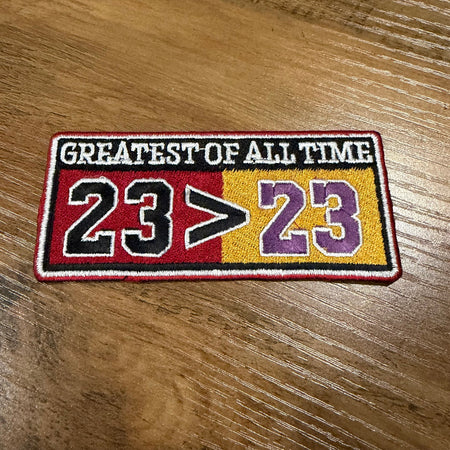 Sneakerhead Jordan Over Lebron Patch